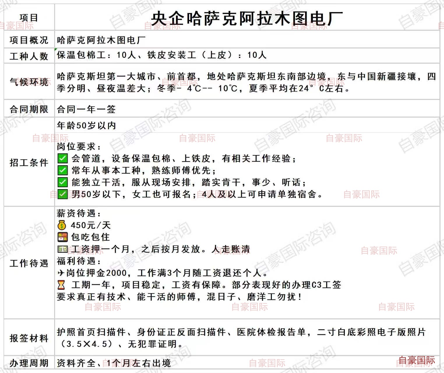 出国劳务_哈萨克阿拉木图电厂援建项目_张自豪国际